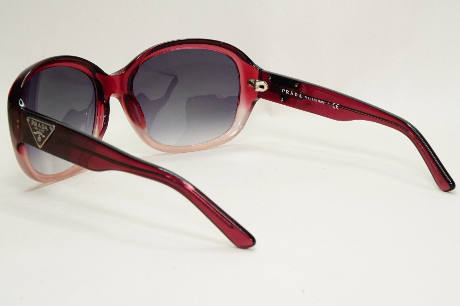 Prada Sunglasses 2011 Vintage Pale Red Triangle PR10MS SPR 10M ZYV-3M1 081124