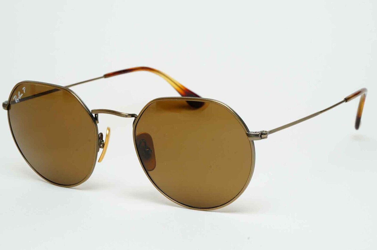 Ray-Ban Sunglasses Jack Titanium Polarised Bronze Brown RB 8165 9207/57 53mm