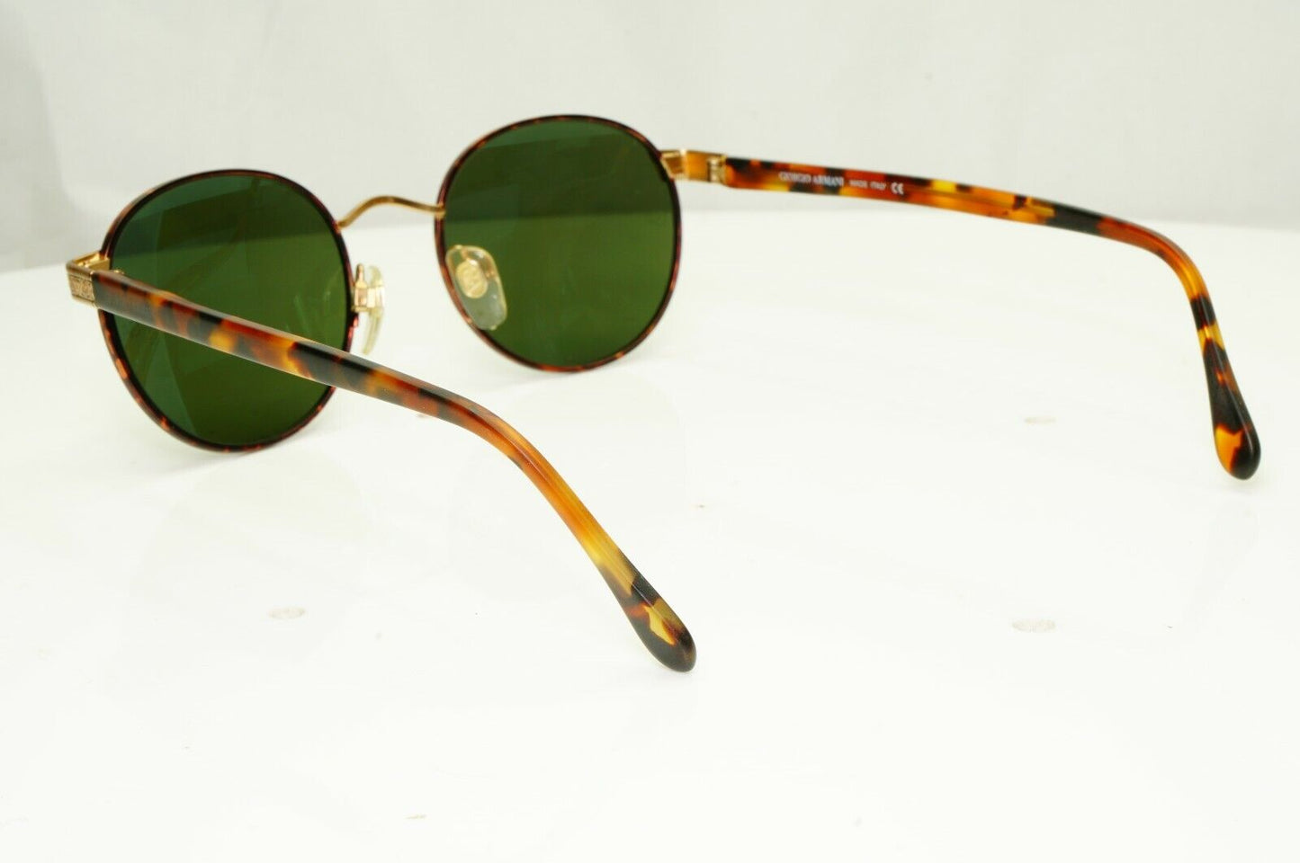 Giorgio Armani 1997 Gold Brown Vintage Retro Sunglasses Men Women 50mm 643 832