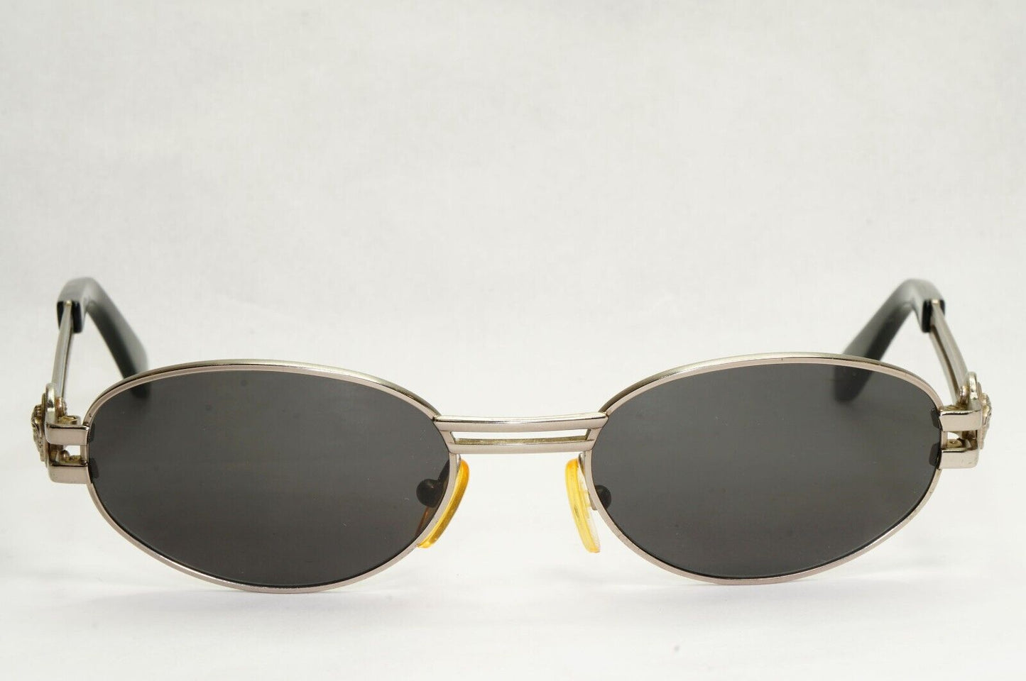 Gianni Versace Sunglasses 1995 Vintage Oval Medusa Gunmetal MOD S41 948 270324