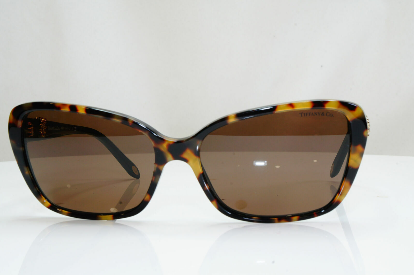 Authentic TIFFANY & CO Diamante Sunglasses GOLD FLOWERS TF 4069 8149/3G 26745