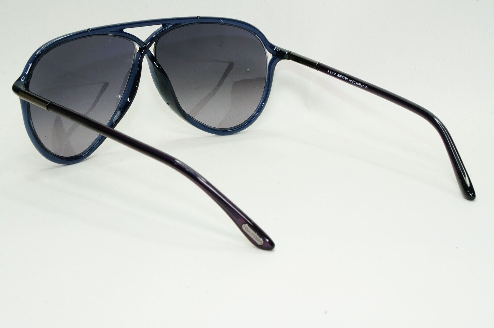 Tom Ford Sunglasses Maximillion Dark Blue Pilot Grey FT0206 TF 206 50B 59mm