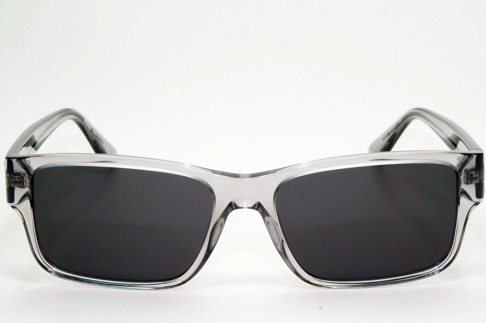 Versace Sunglasses Grey Transparent Black Square Medusa MOD 3342 593 57mm