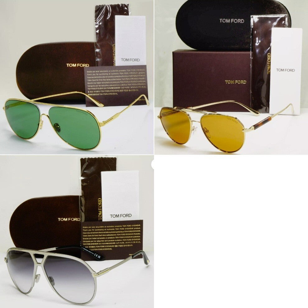 Bundle of 3 x Tom Ford Sunglasses [TF 1060 16B + TF 670 28E + TF 824 30N]