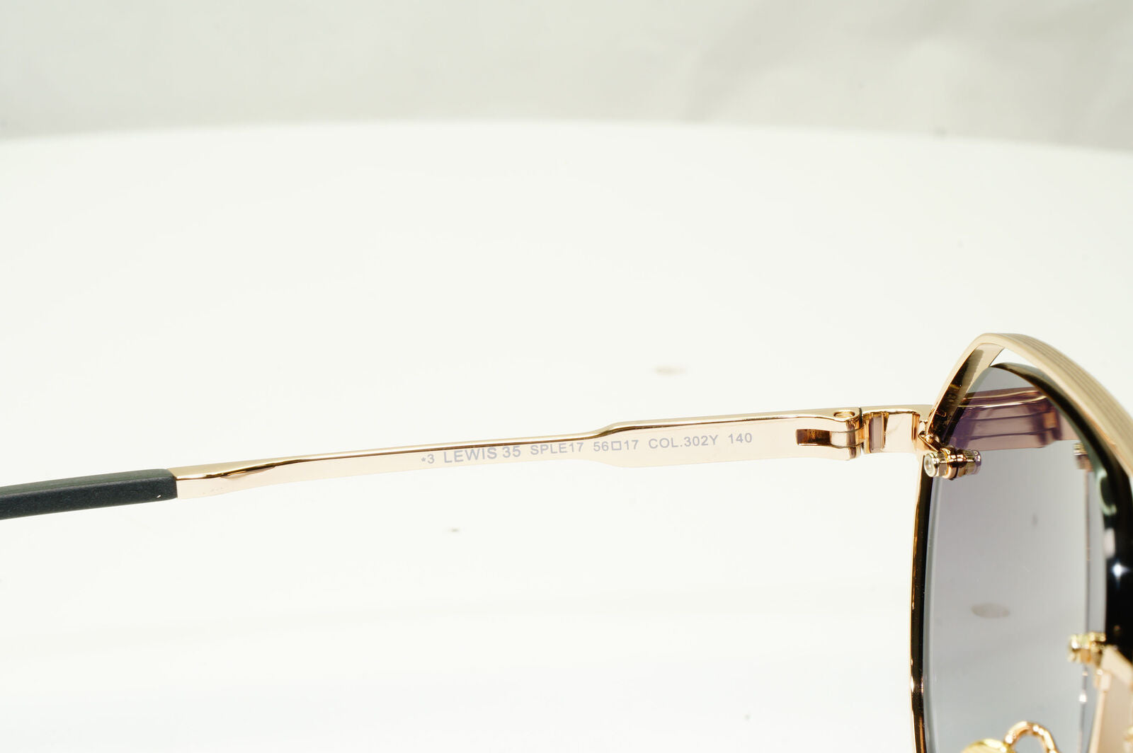 Police Lewis Hamilton F1 Sunglasses Blac kGradient Gold Pilot SPL E17 COL 302Y