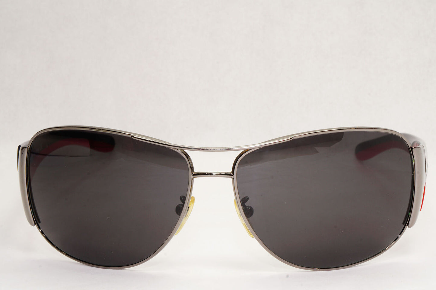 Prada Sunglasses 2006 Vintage Gunmetal Black Pilot PR75GS SPR 75G 5AV-1A1 180124
