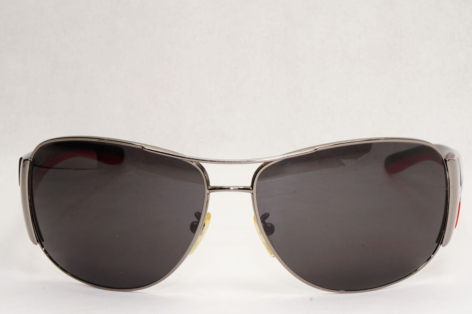 Prada Sunglasses 2006 Vintage Gunmetal Black Pilot PR75GS SPR 75G 5AV-1A1 180124