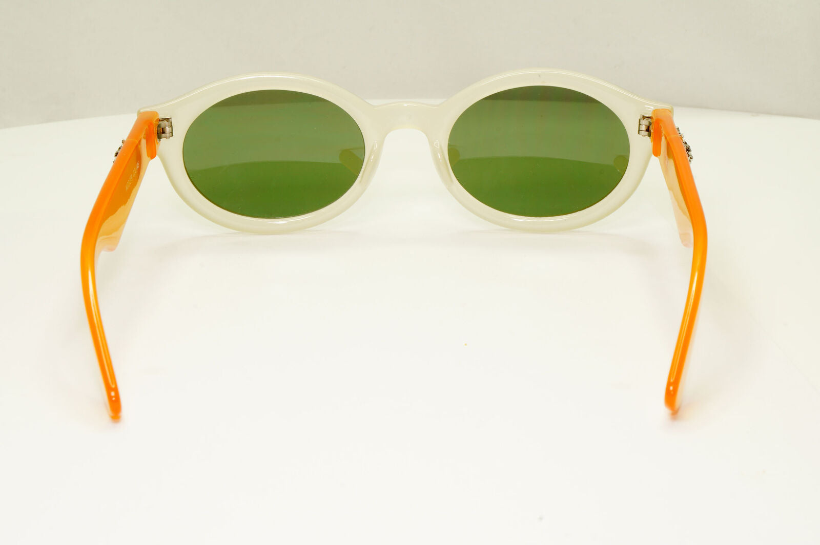 Versus 1995 Vintage Orange White Lion Sunglasses Gianni Versace MOD EF9 COL 445