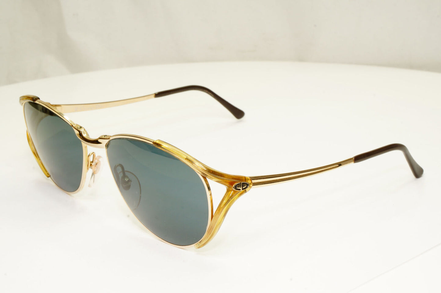 Christian Dior Womens Vintage Sunglasses Austria 1990s Gold 2195 48 160222