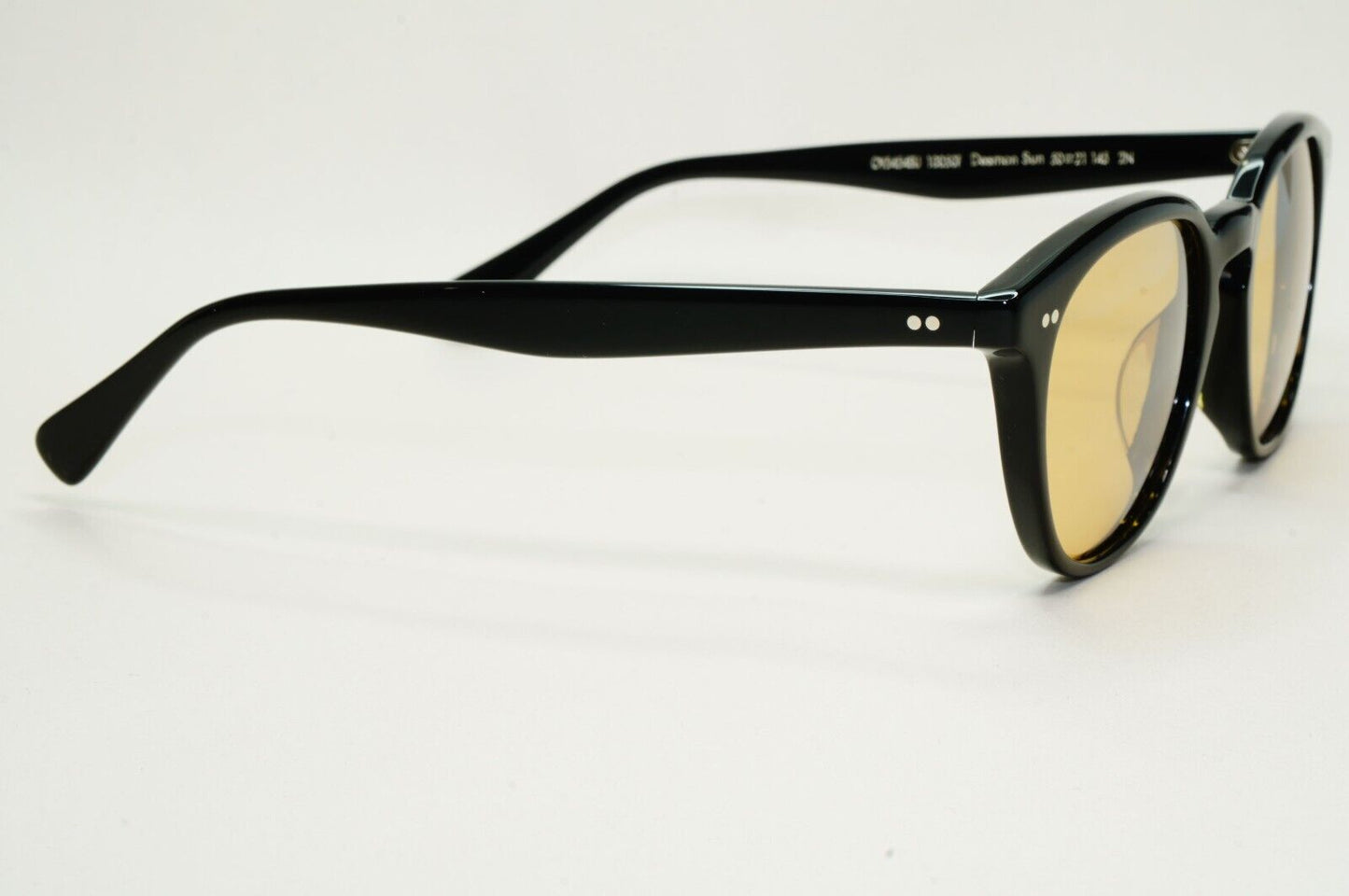 Oliver Peoples Desmon Sunglasses Black Yellow Mustard OV 5454SU 1005/0F 50mm