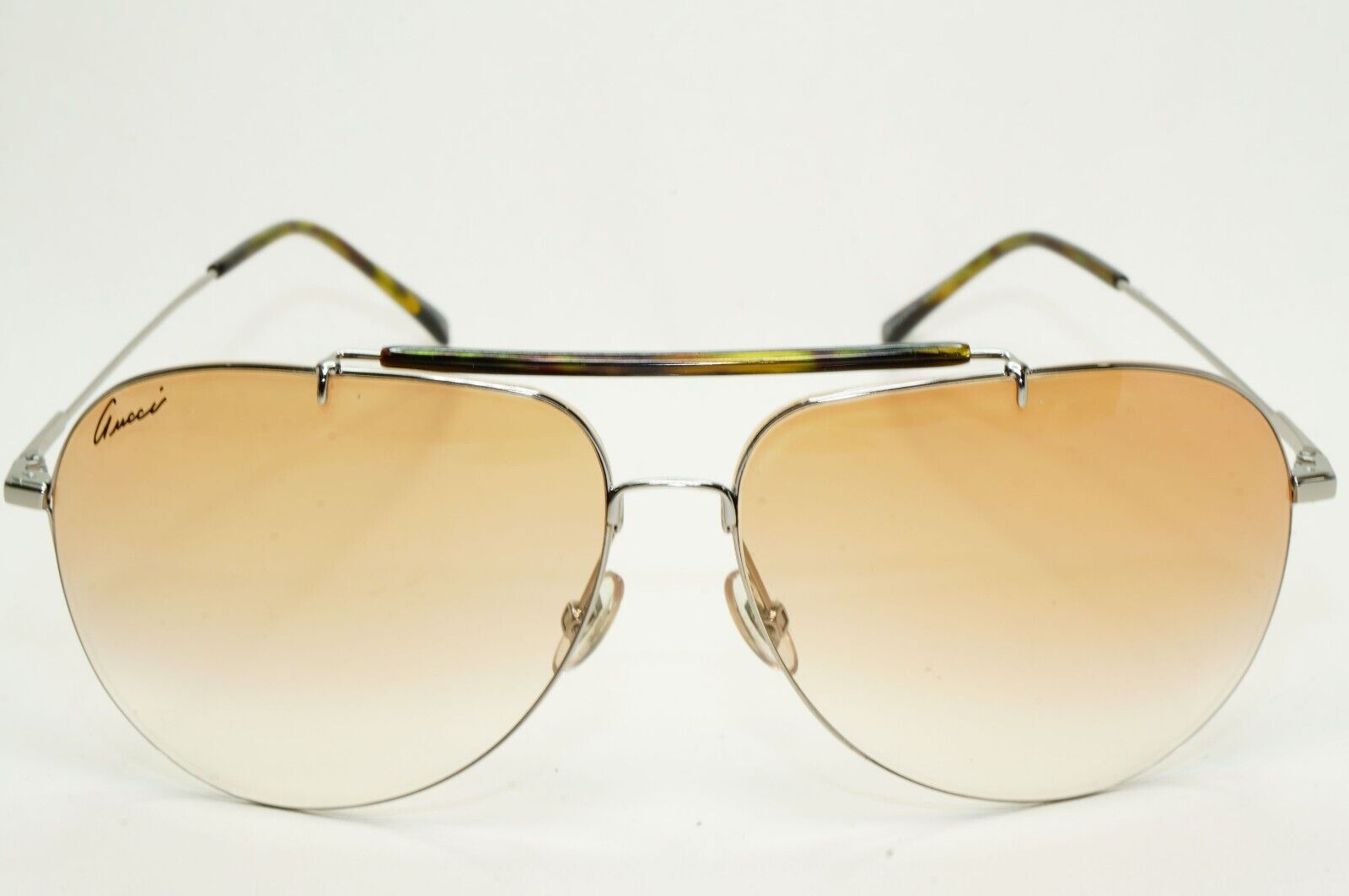 Gucci Sunglasses 2009 Vintage Light Weight Pilot Brown GG 1852/S 6LBK3 301024