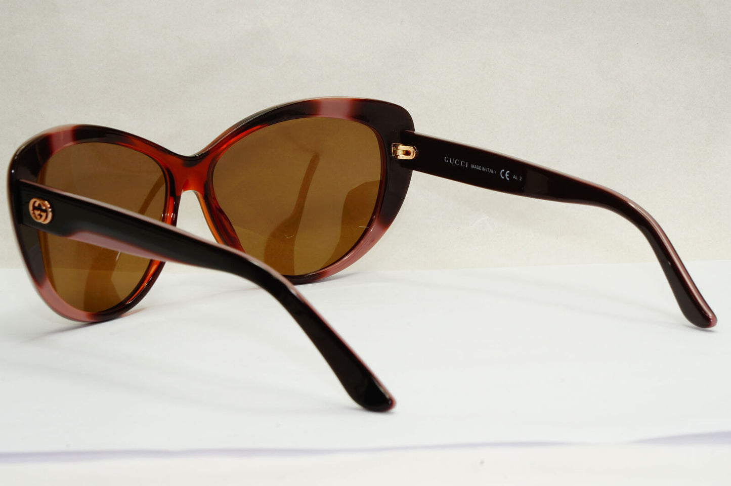 Gucci Sunglasses 2012 Vintage Brown Pink Cat Eye GG 3510/S WOFD8  180224
