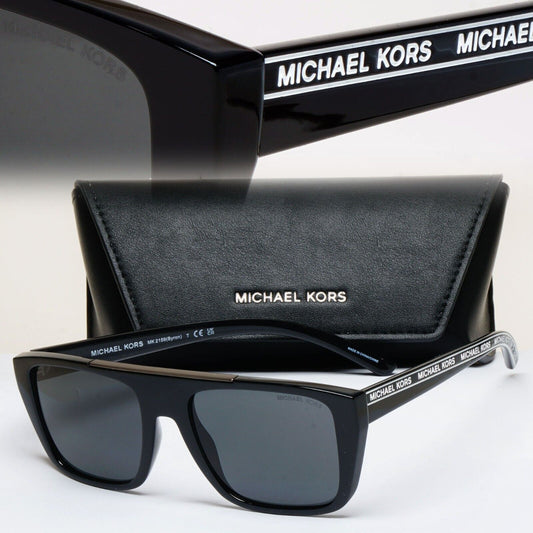 Michael Kors Sunglasses Black Suqare Monogram MK 2159 Byron 3005/87 55mm