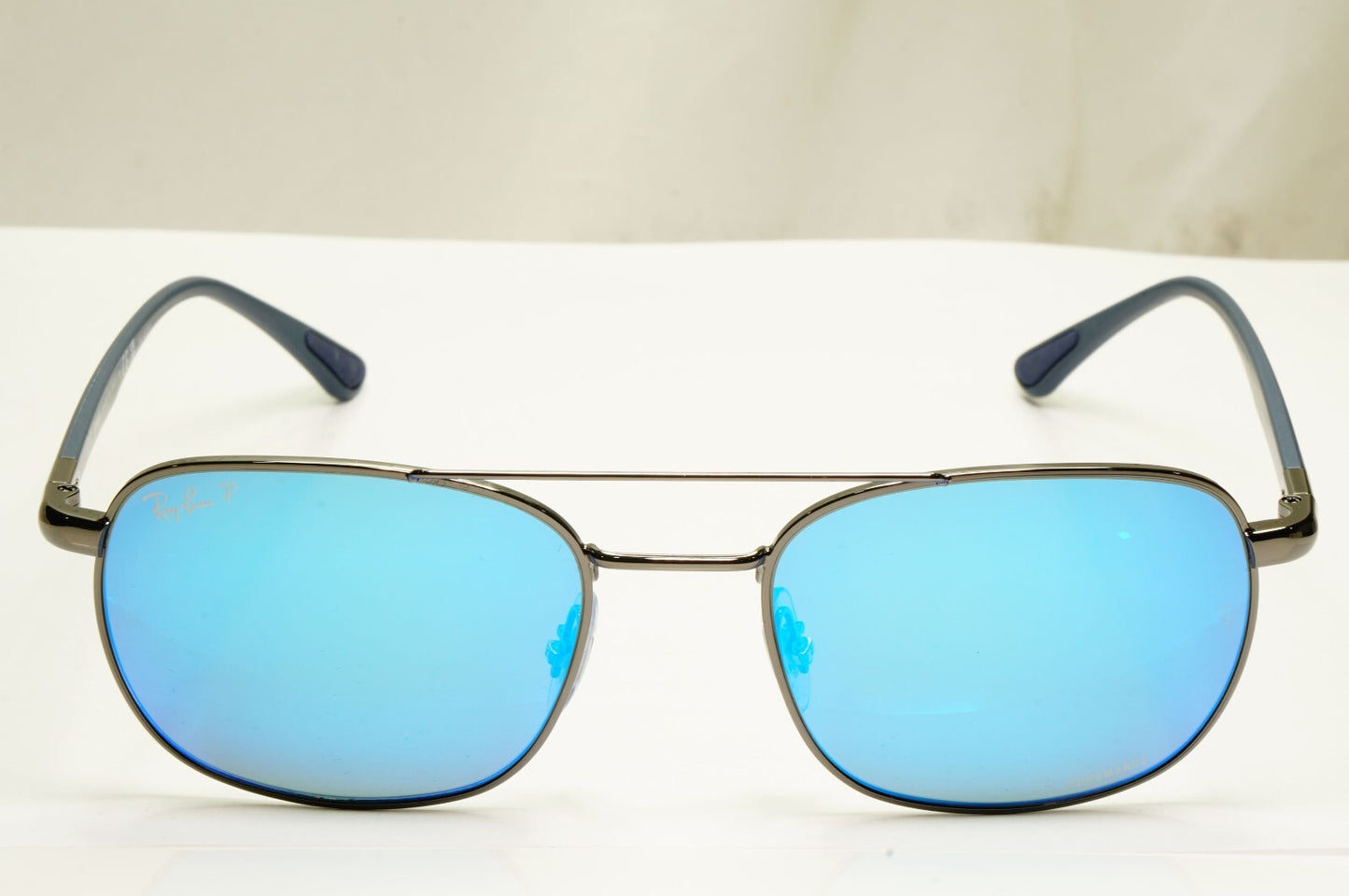 Ray-Ban Sunglasses Polarised Blue Chromance Gunmetal RB 3670-CH 004/4L 54mm