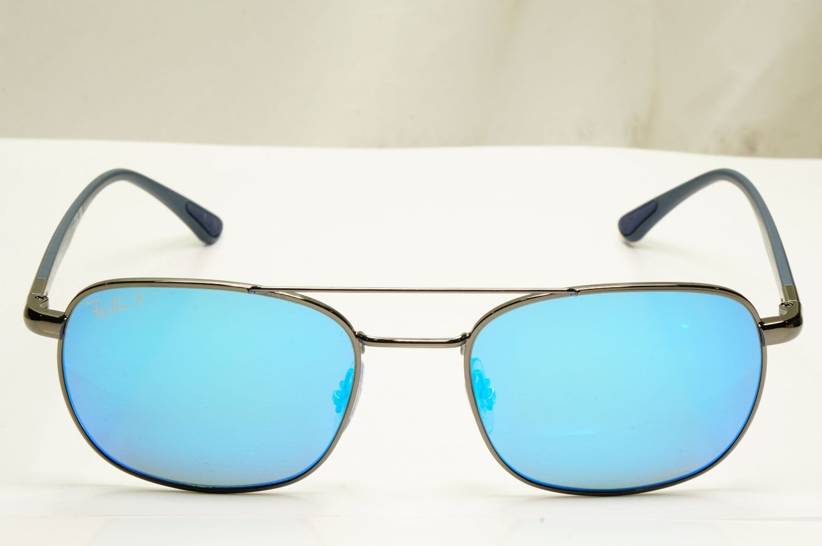 Ray-Ban Sunglasses Polarised Blue Chromance Gunmetal RB 3670-CH 004/4L 54mm