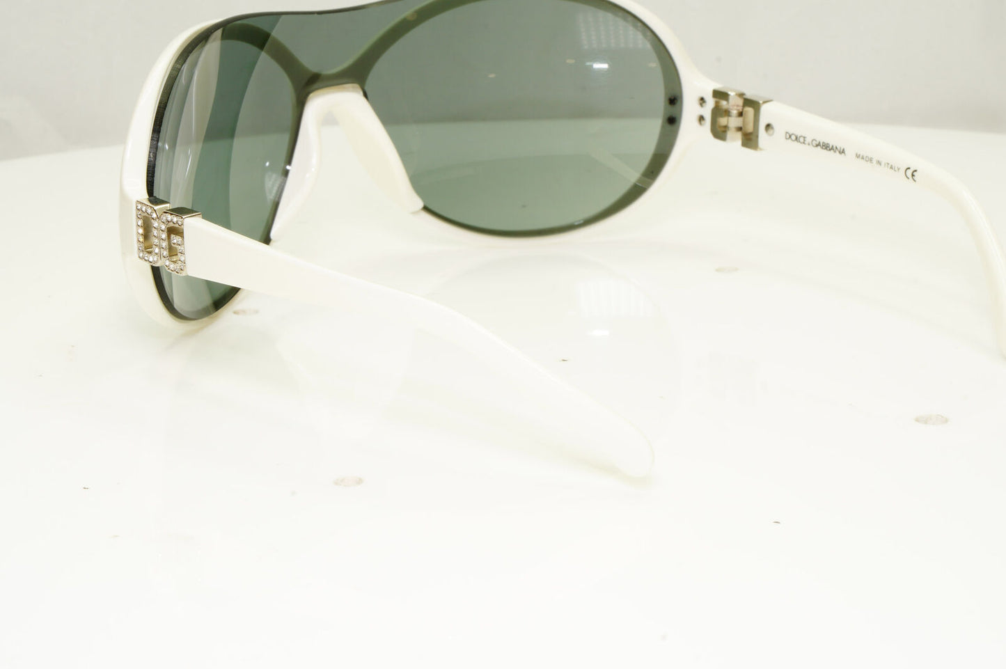 Authentic Dolce & Gabbana Vintage Sunglasses Crystal White DG 6001 508/87 34557