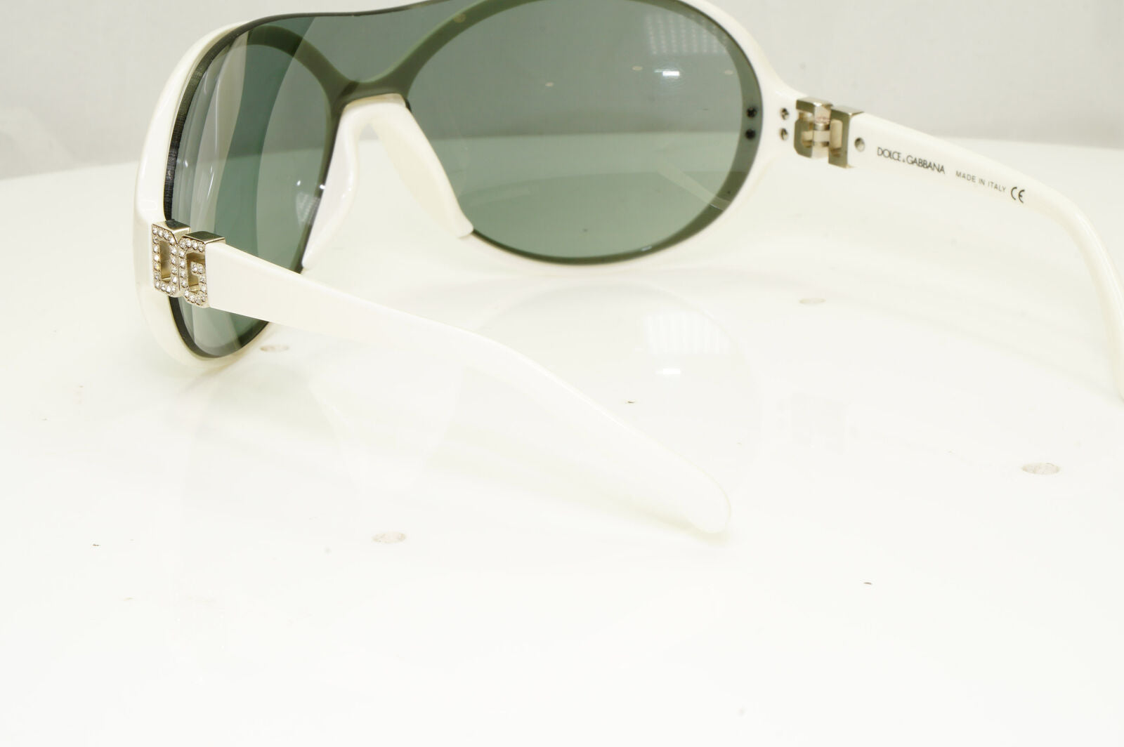 Authentic Dolce & Gabbana Vintage Sunglasses Crystal White DG 6001 508/87 34557