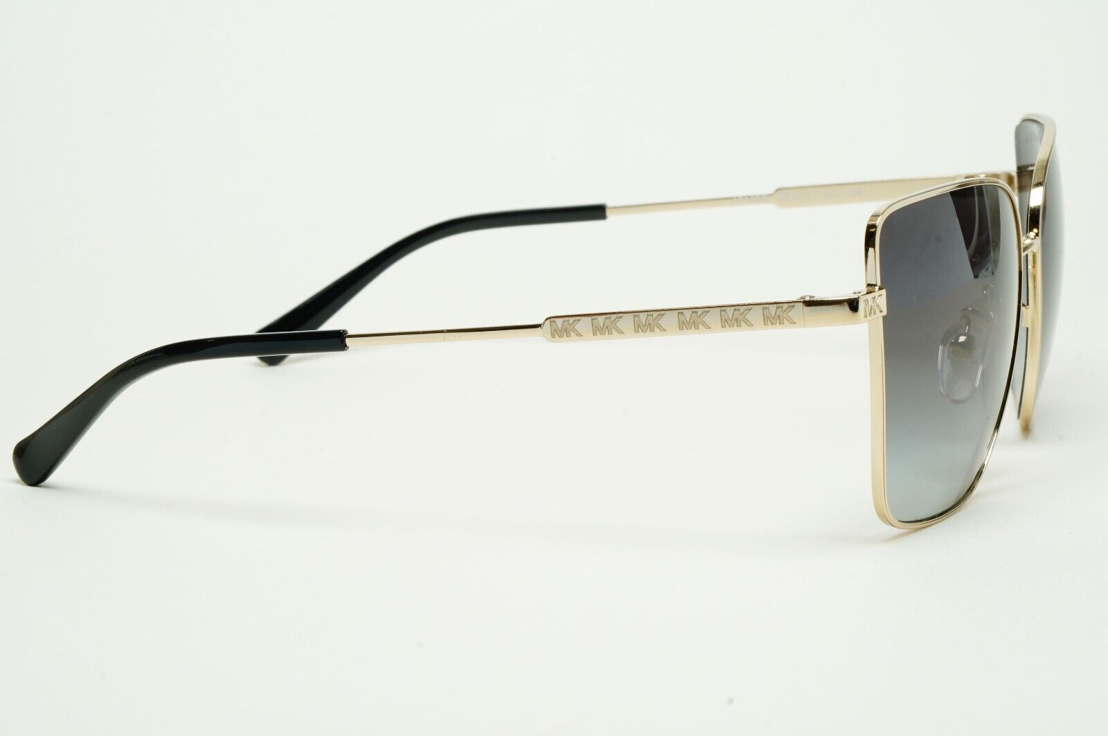 Michael Kors Sunglasses Gold Grey Gradient Metal Square MK 1108 Bastia 1014/8G
