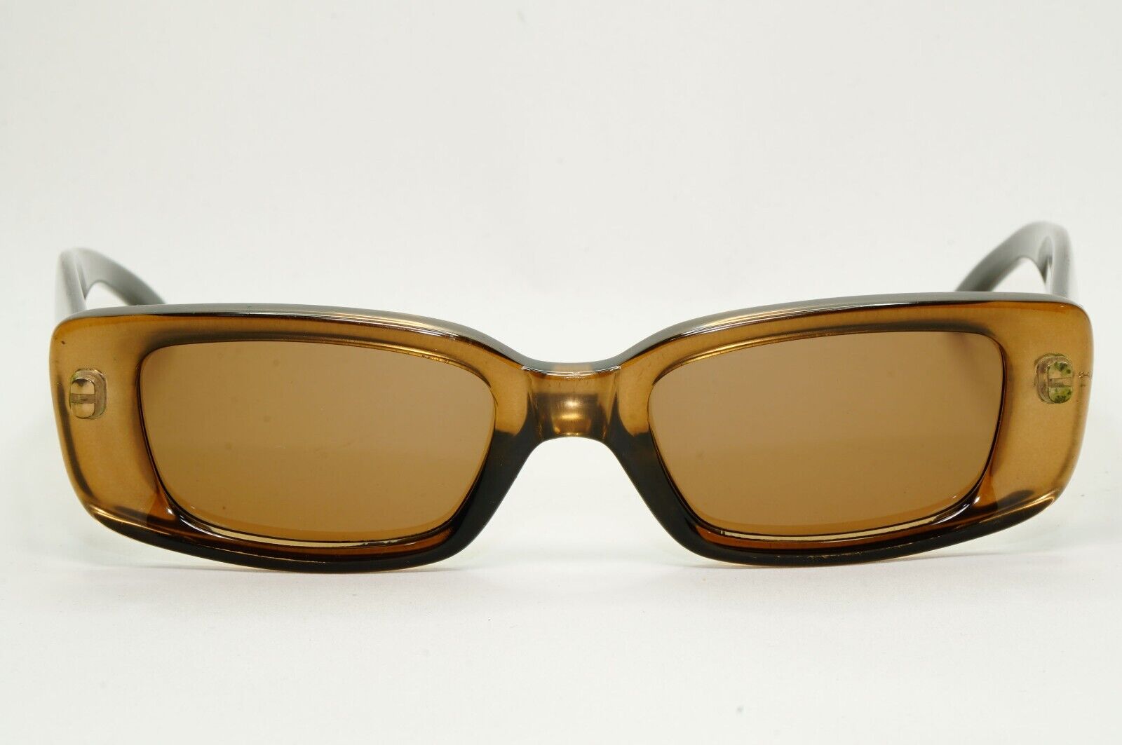 Gucci Sunglasses 1996 Vintage Brown Honey Transparent GG 2409/N/S 4NR 120824