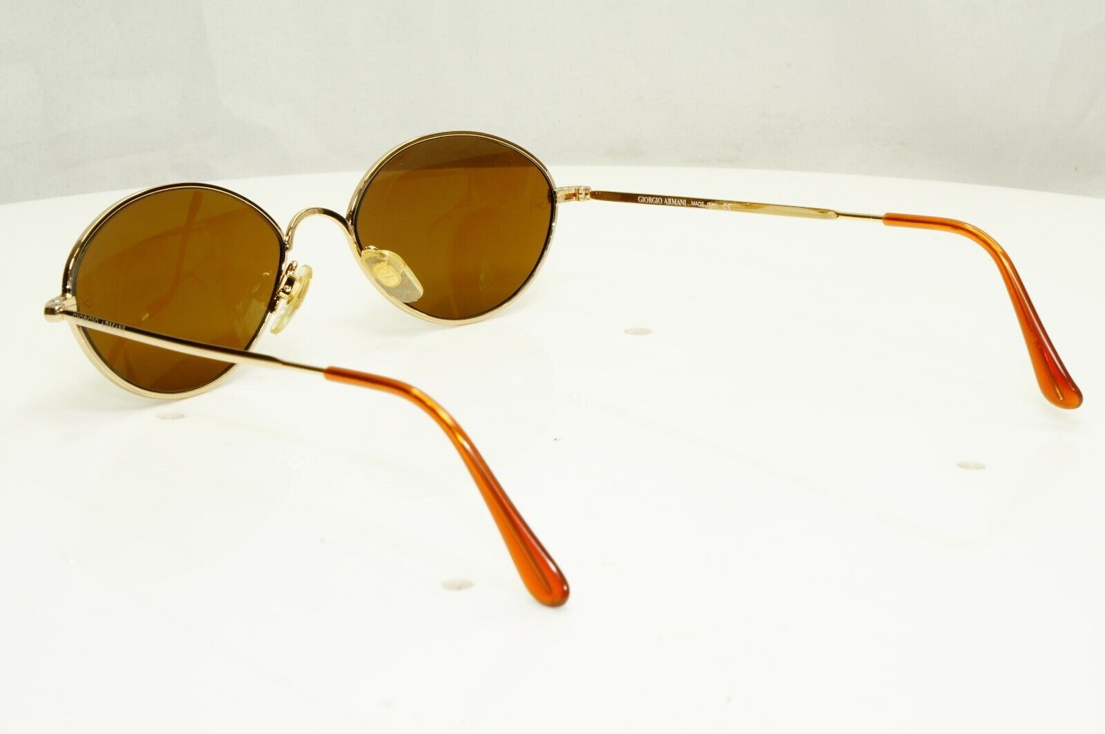 Authentic Giorgio Armani 1997 Vintage Sunglasses Metal Gold Mens Womens 221 743