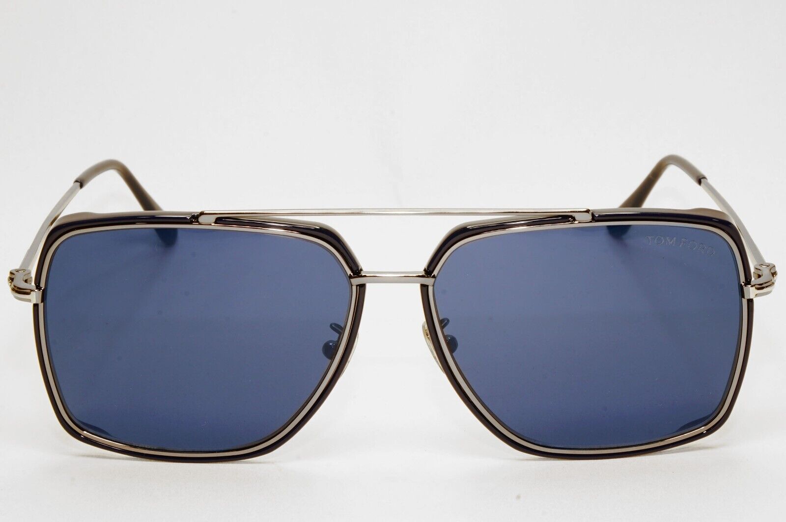 Tom Ford Sunglasses Lionel Dark Blue Silver Gunmetal FT0750-F TF 750-F 90V 62mm