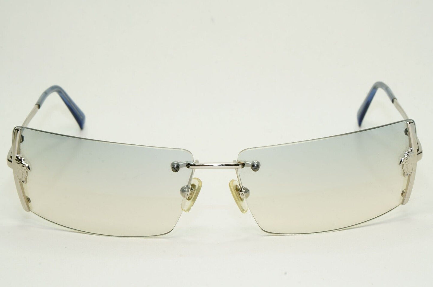 Versace Sunglasses 2003 Vintage Silver Rimless Medusa MOD N29 26M/543 050824