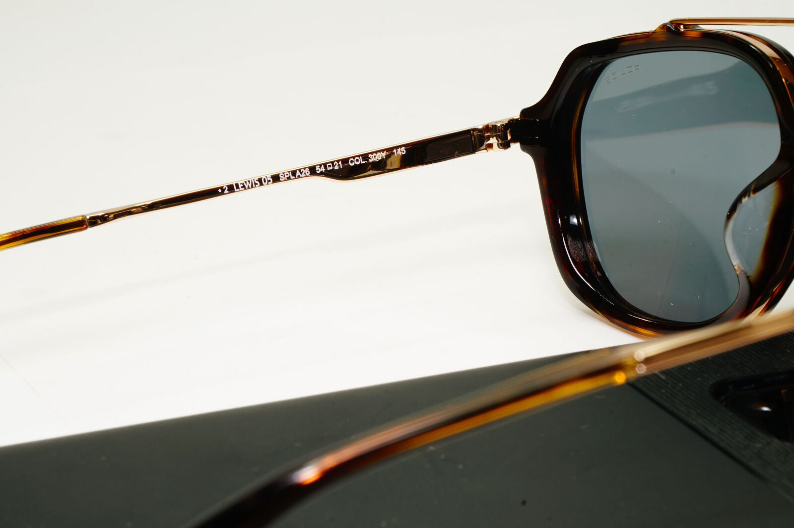 Police Lewis Hamilton F1 Sunglasses Brown Gold Green SPL A26 COL 300Y 54mm