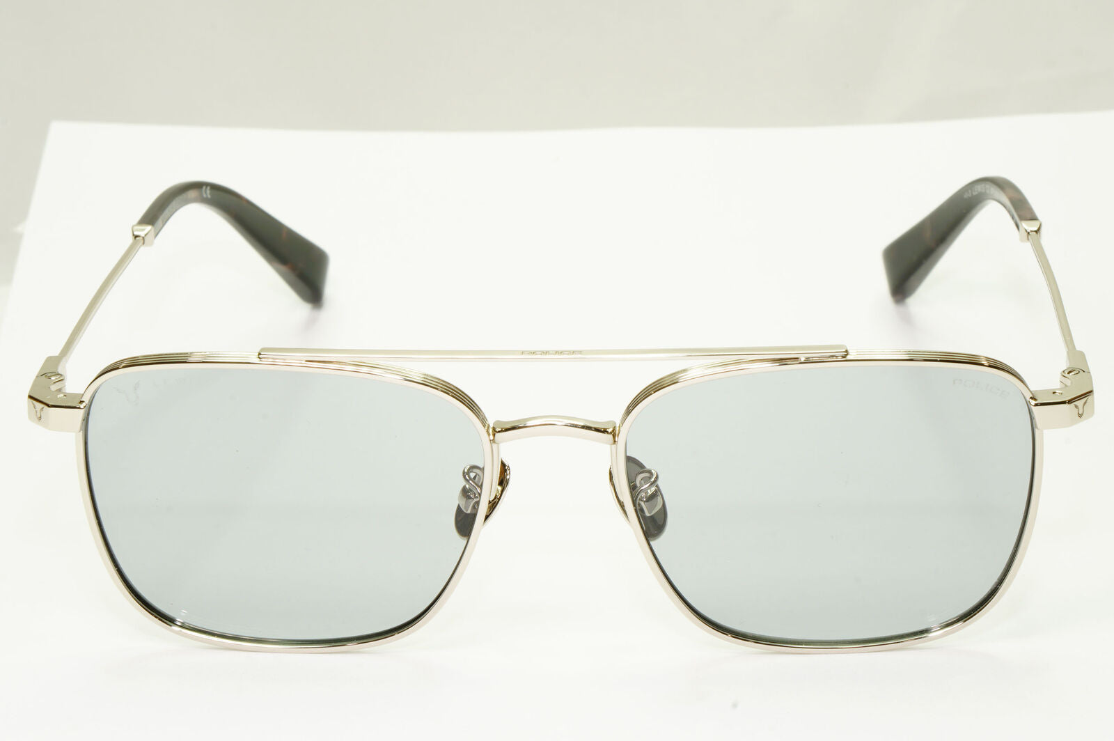 Police Lewis Hamilton F1 Sunglasses Photochromic Silver Grey SPL B28 COL 579F