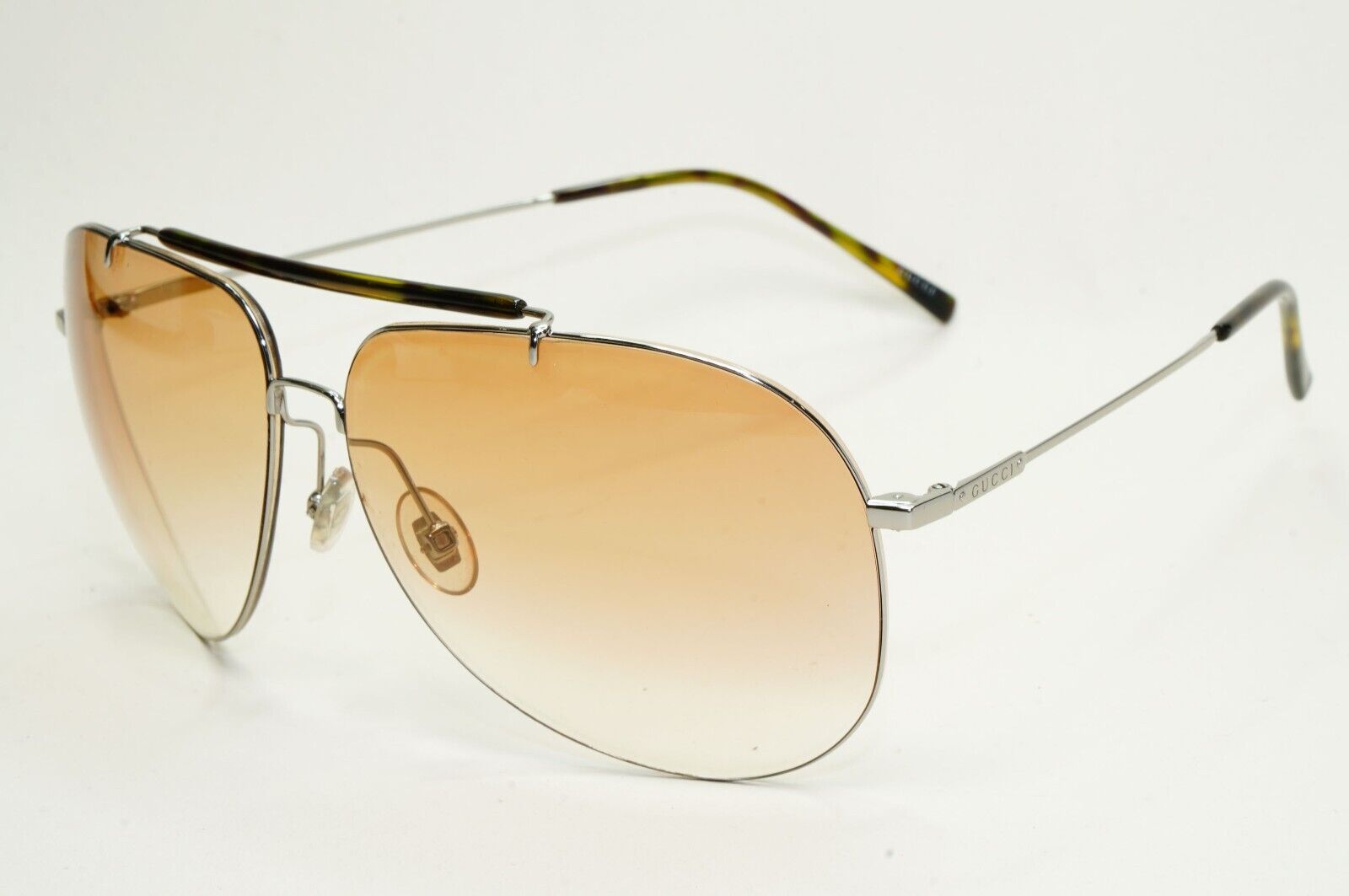 Gucci Sunglasses 2009 Vintage Light Weight Pilot Brown GG 1852/S 6LBK3 301024