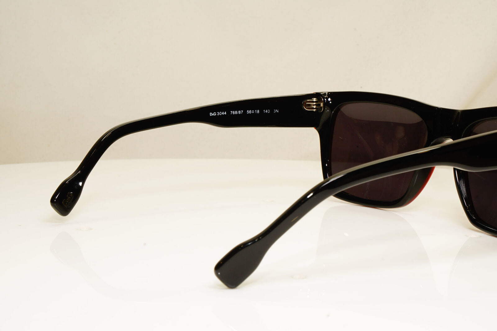 Dolce & Gabbana Sunglasses Red Black Mens Unisex Vintage D&G 3044 768/87 29563