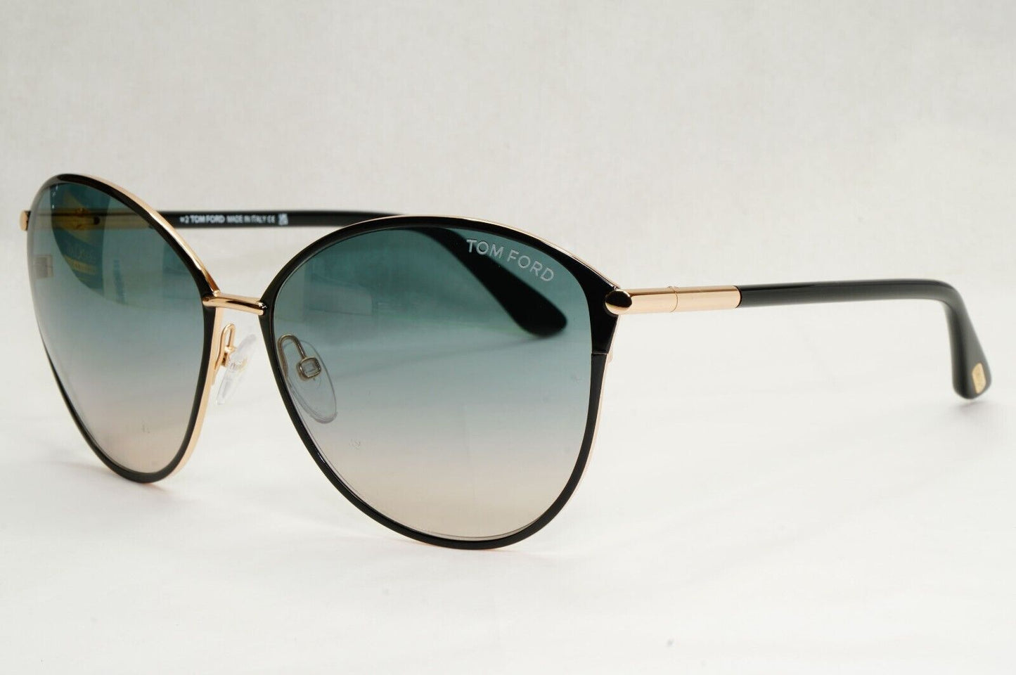 Tom Ford Sunglasses Penelope Black Gold Teal Blue Grey FT0320 TF 320 28B [B]