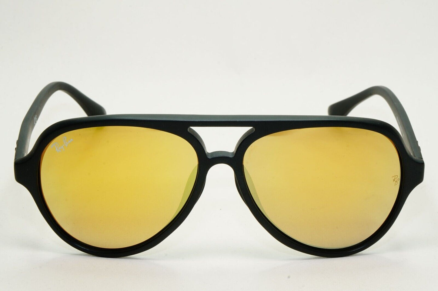 Ray-Ban Sunglasses 2010 Vintage CATS 5000 Rare Black Gold RB 4125-F 901S/93
