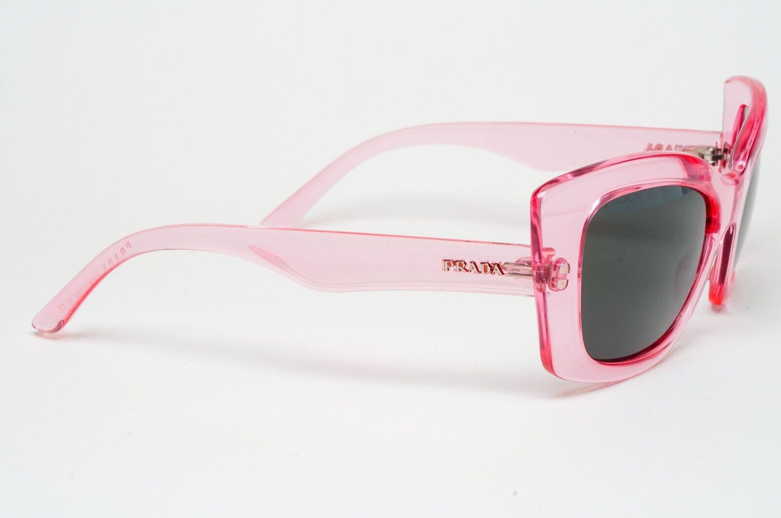 Prada Sunglasses 2018 Pink Transparent Cat Eye PR19MS SPR 19M ABH-1A1 060125