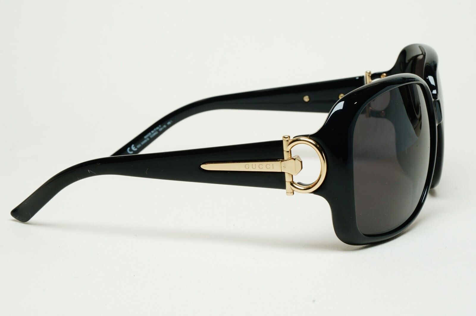 Gucci Sunglasses 2008 Vintage Horsebit Black Gold GG 3099/S D28N3 250125