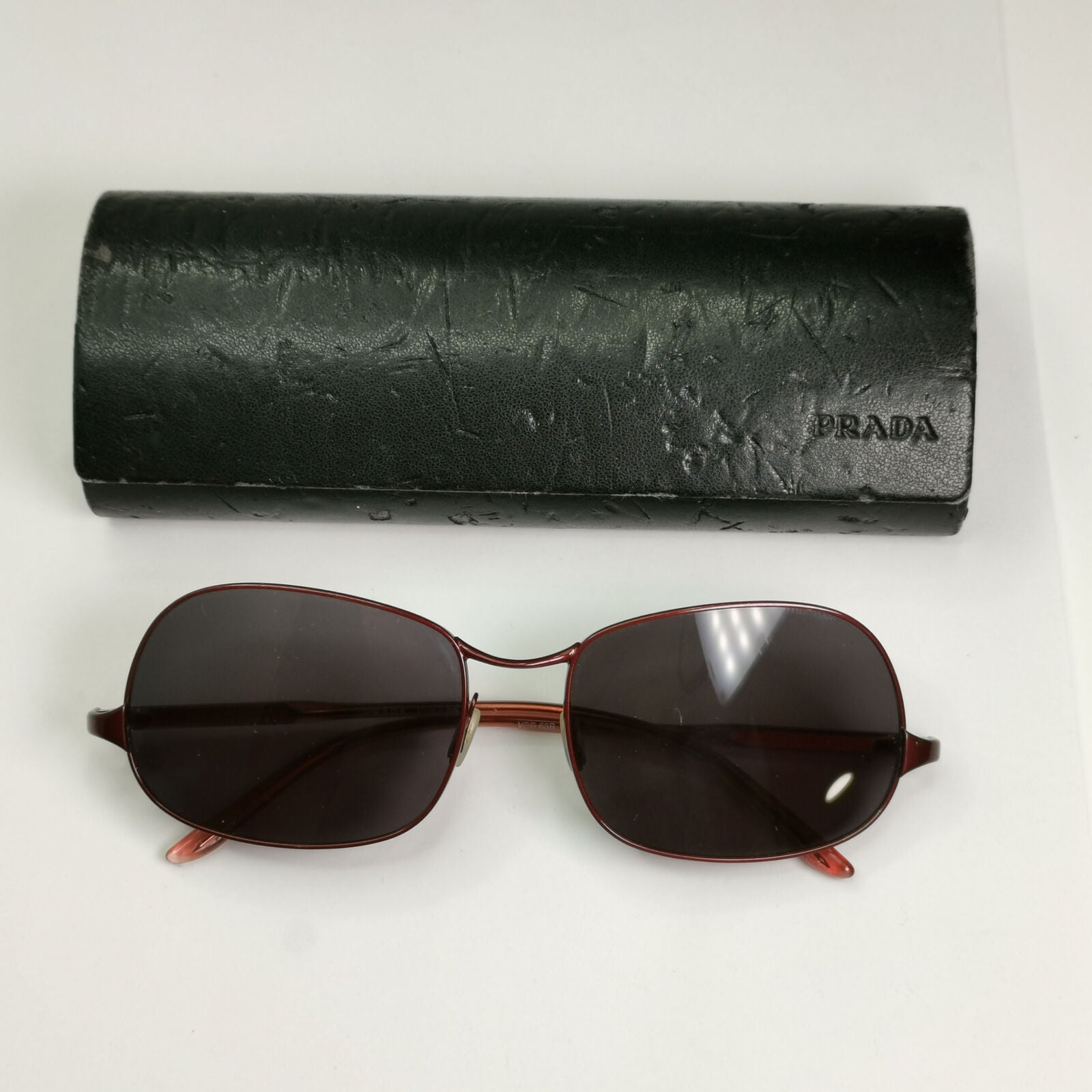 Prada Year 2000 First Collection Womens Vintage Sunglasses VPS 63B 1AB-201 36538