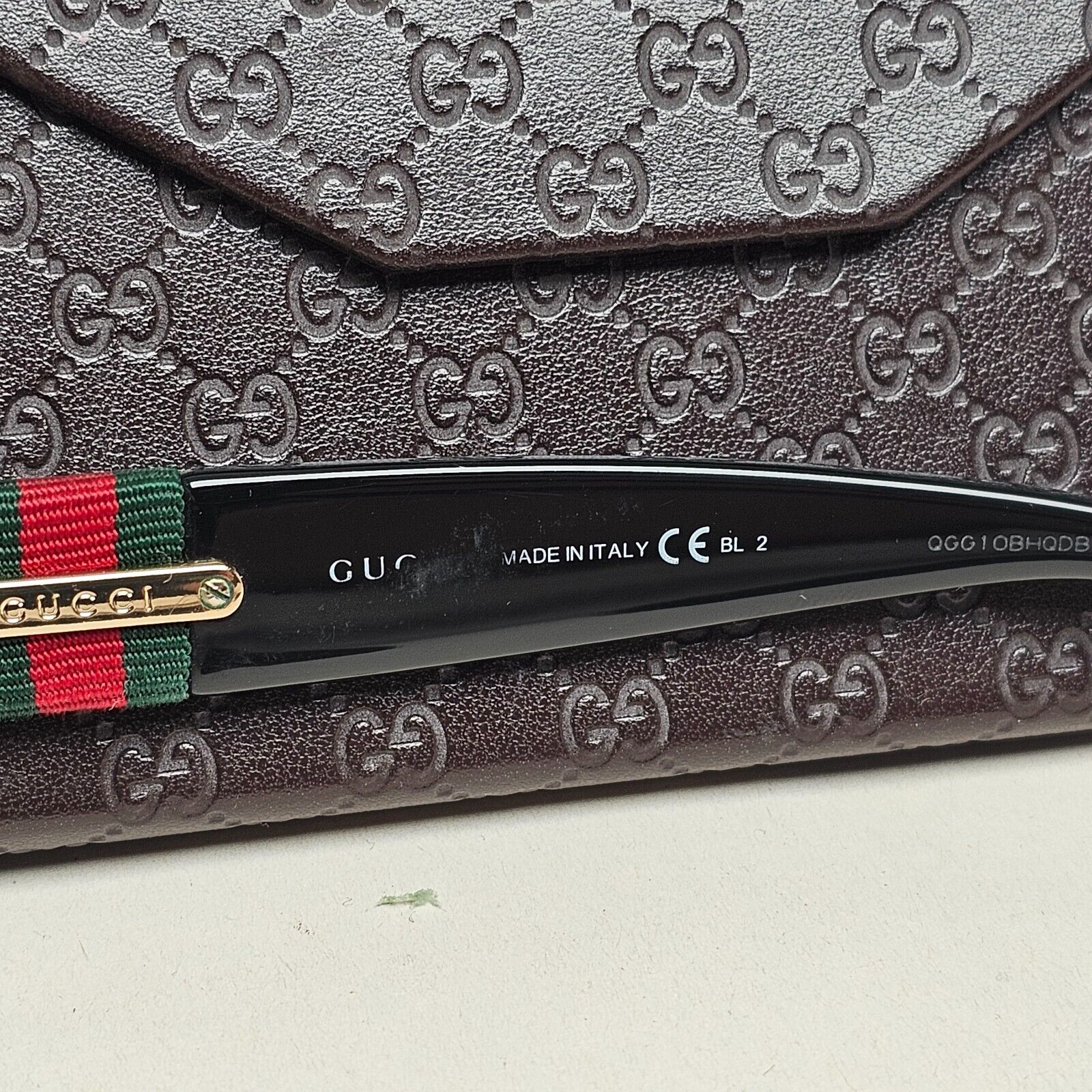 Gucci Sunglasses 2013 Vintage Ribbon Red Green Black GG 3644/S D28ED 210125