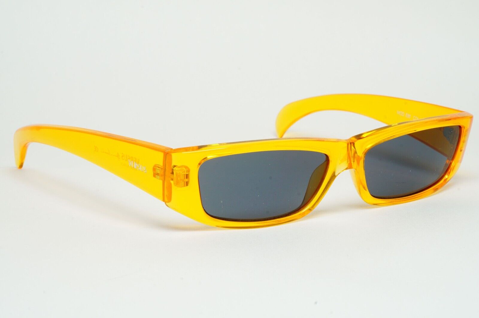 Versus Sunglasses 1996 by Gianni Versace Vintage Orange Grey MOD E80 COL 542