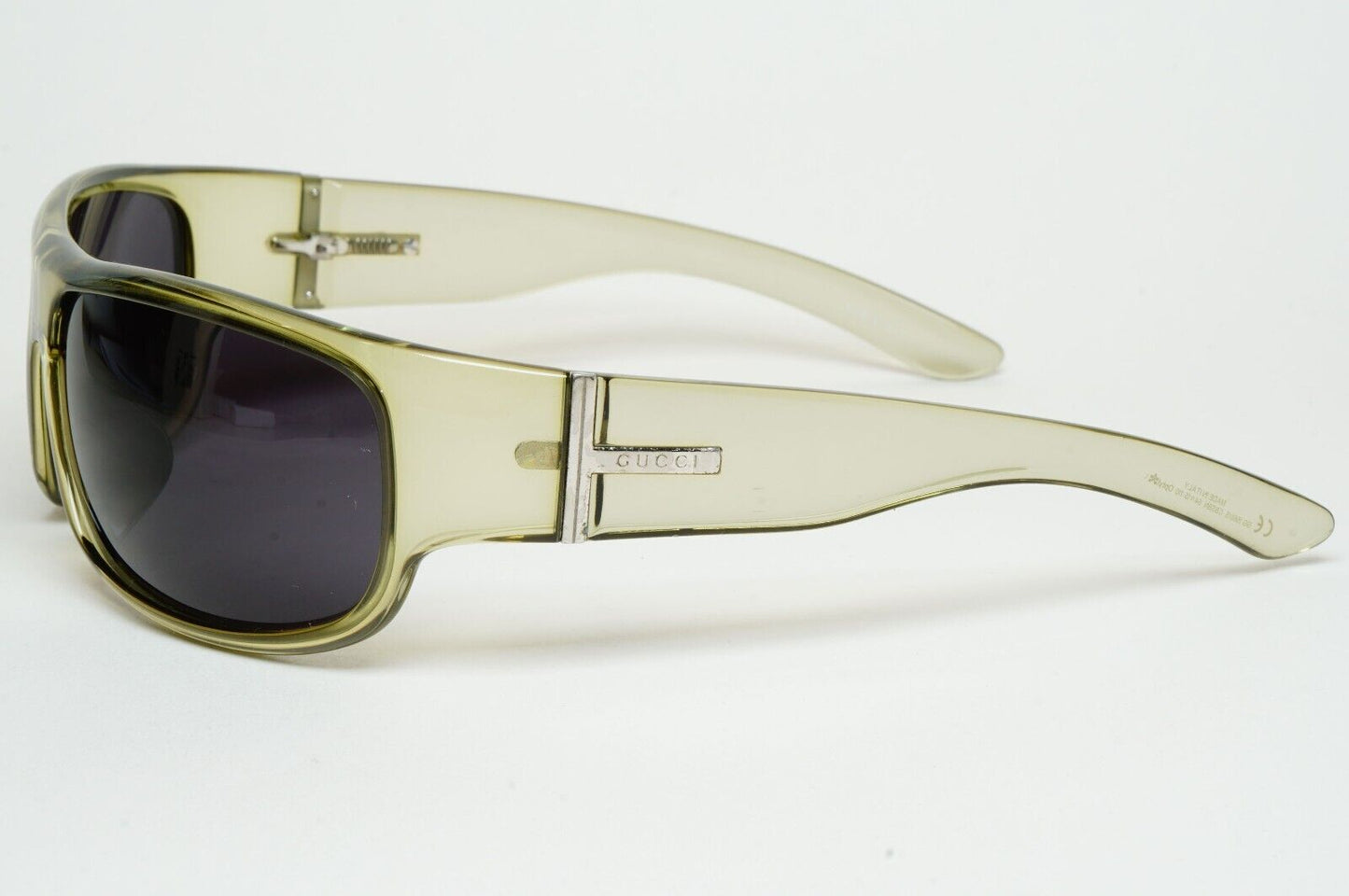Gucci Sunglasses 1999 Vintage Green Black Wrap GG 1568/S CBSBN 120125