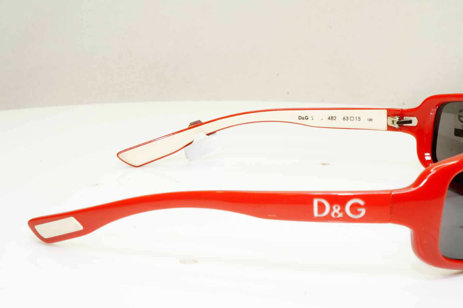 Authentic DOLCE & GABBANA Womens Vintage Sunglasses Red DG 2150 482 30847