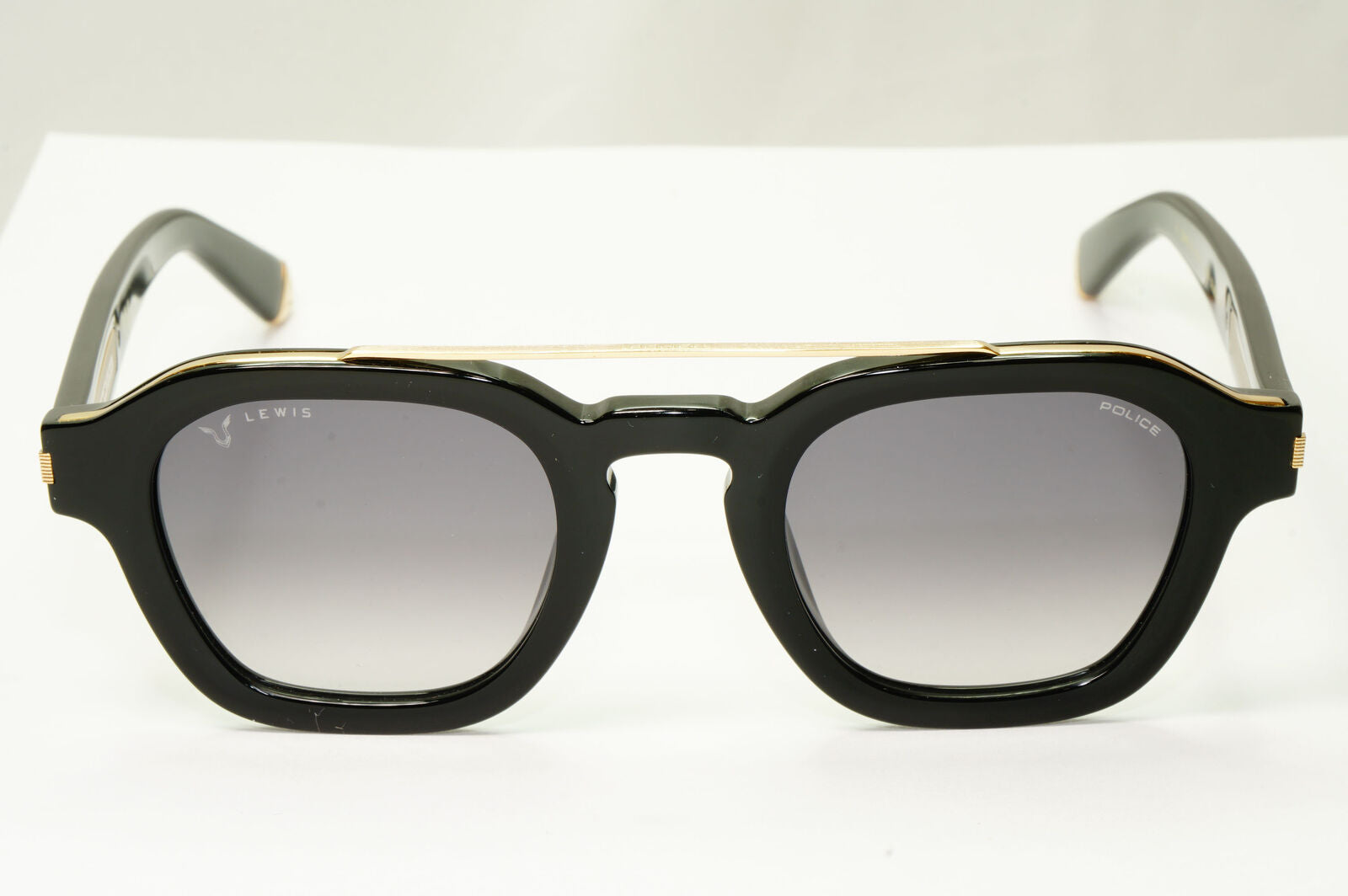 Police Lewis Hamilton F1 Sunglasses Black Smoke Gradient Gold SPL C47 COL 0BLK