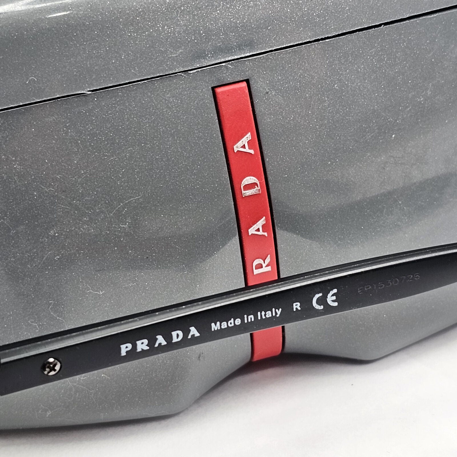 Prada Sunglasses Black Pilot Gunmetal Grey PS58US SPS 58U 7CQ-5S0 63mm 140124