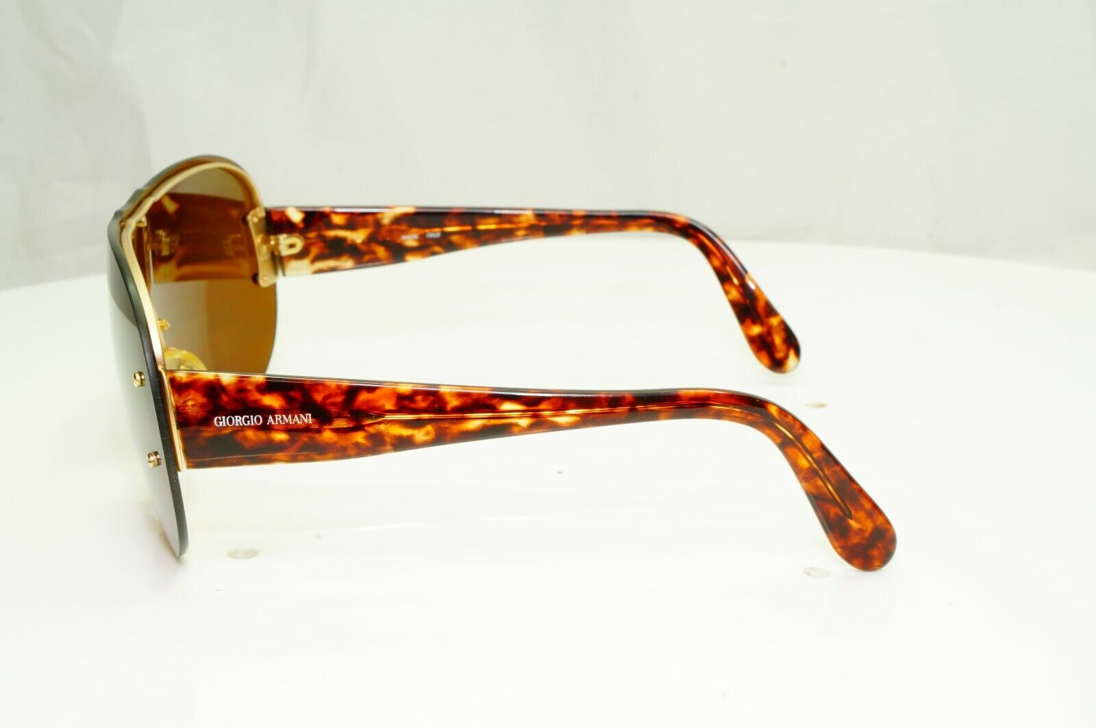 Authentic Giorgio Armani 1997 Vintage Sunglasses Shield Brown Men Women 703 703