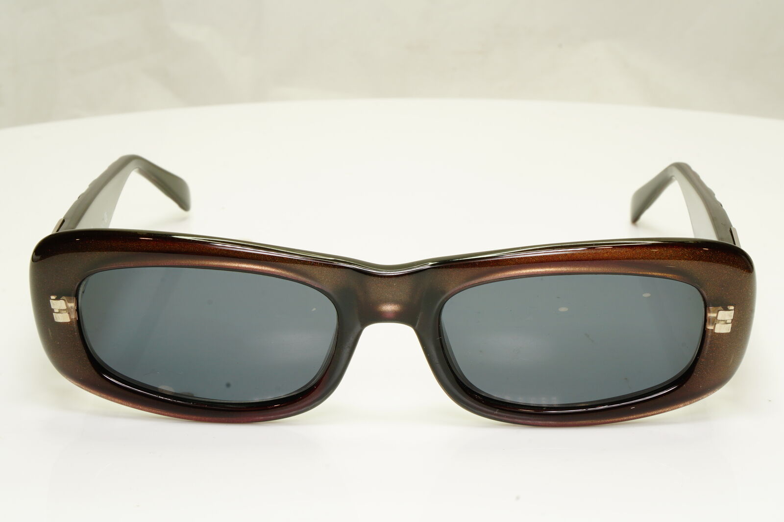 Gianni Versace 1996 Unisex Vintage Brown Medusa Sunglasses MOD 257/M COL 381