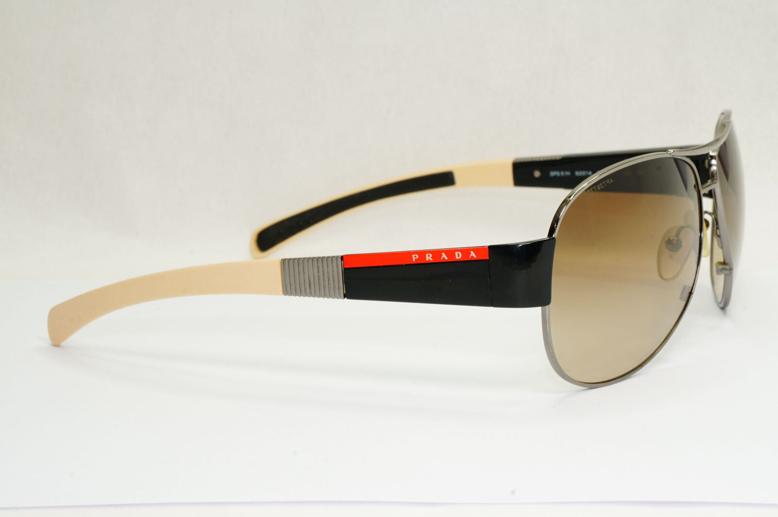 Prada Sunglasses 2006 Vintage Pilot Brown Black PS51HS SPS 51H 5AV-6S1 130224