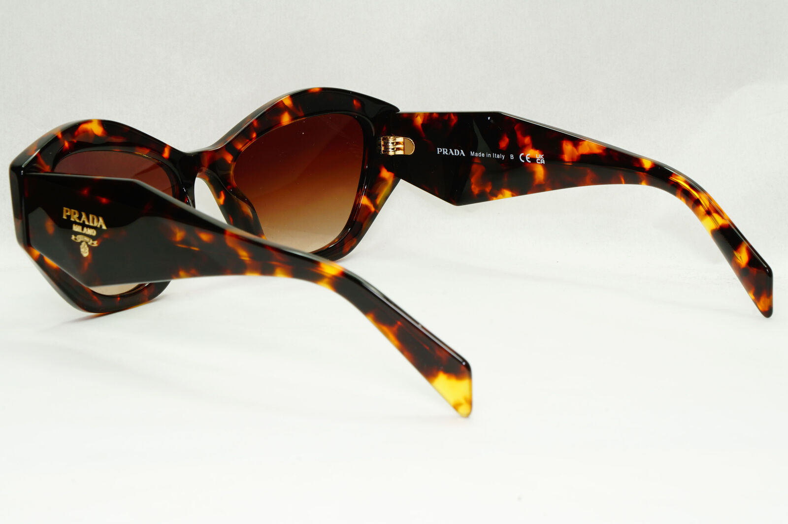Prada Sunglasses Symbole Honey Havana Brown Gradient PR07YS SPR 07Y VAU-6S1
