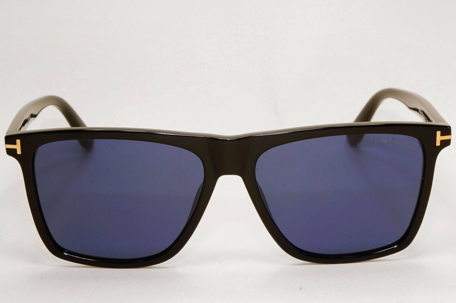 Tom Ford Sunglasses Fletcher Black Blue Square Gold FT0832 TF 832 01V 57mm