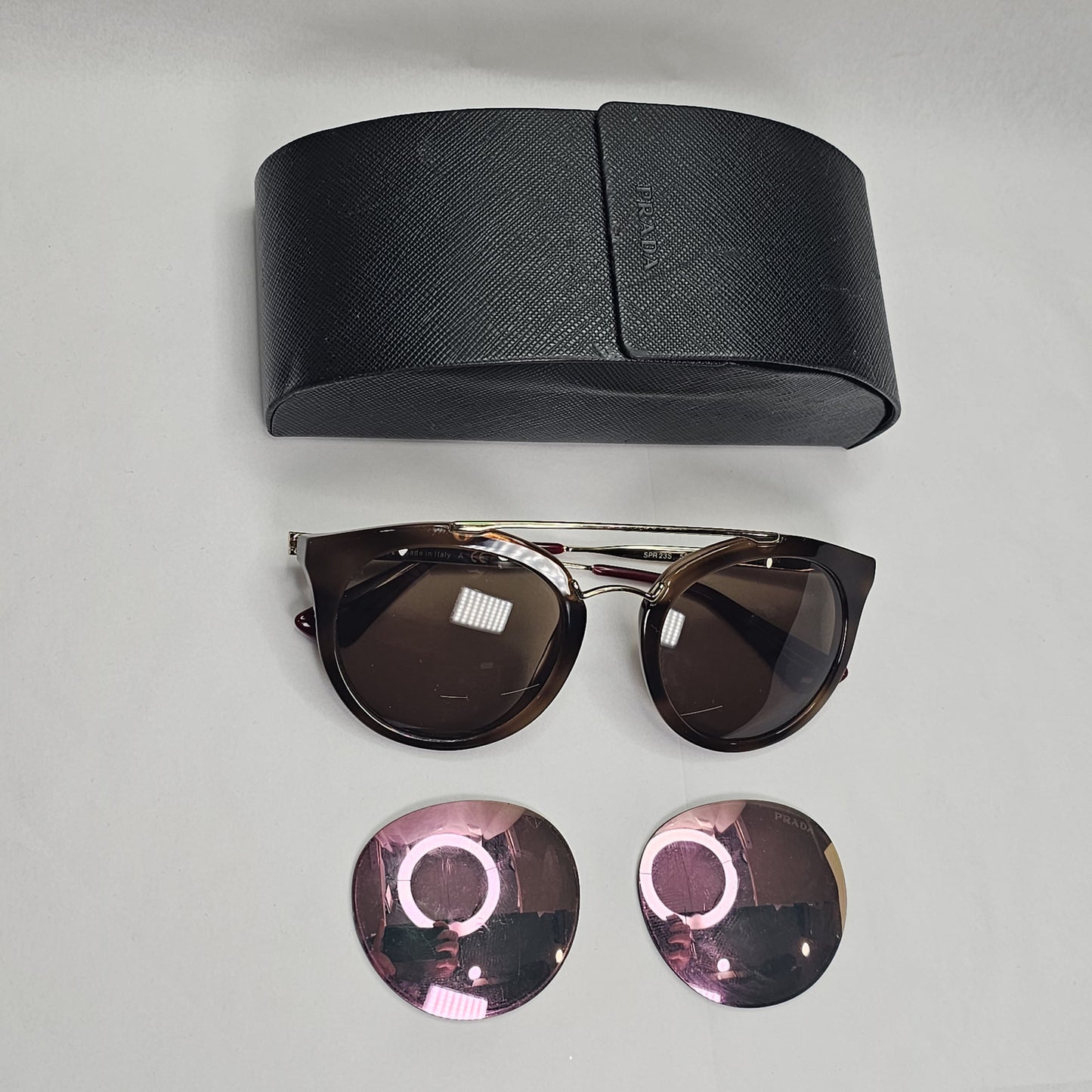 Prada Sunglasses 2016 Cinema Collection Gold Brown PR23SS SPR 23S USG-5L2 191223