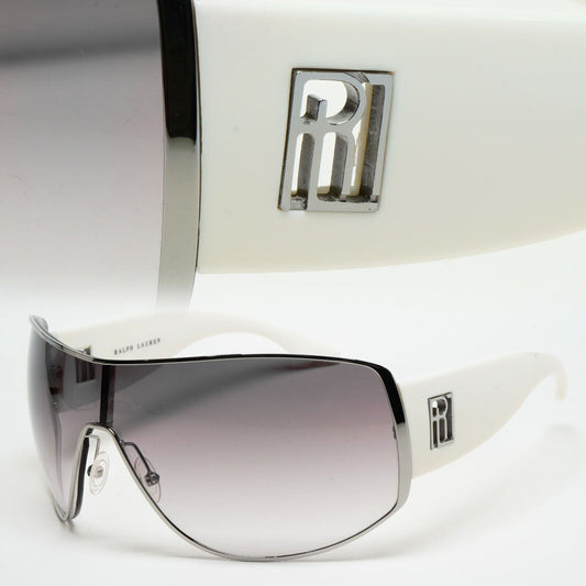 Ralph Lauren Sunglasses 2006 Vintage Grey White Shield RL 1521/S DJUO0 211124