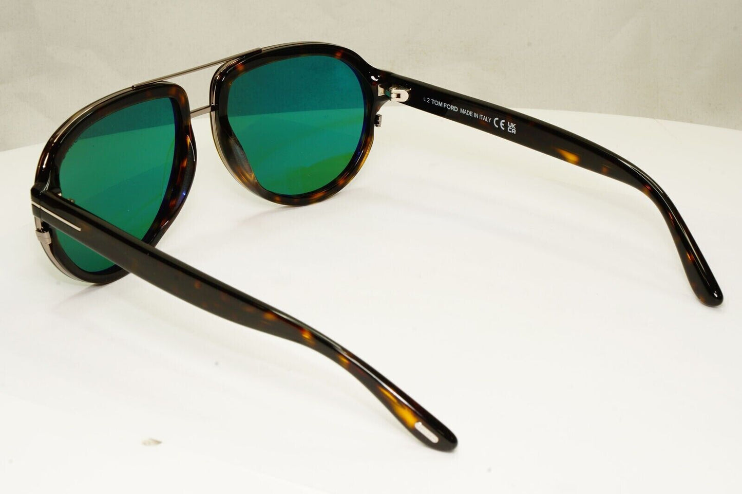 Tom Ford Sunglasses Brown Green Pilot Tortoise Geoffrey TF 779 52N [A] 291222