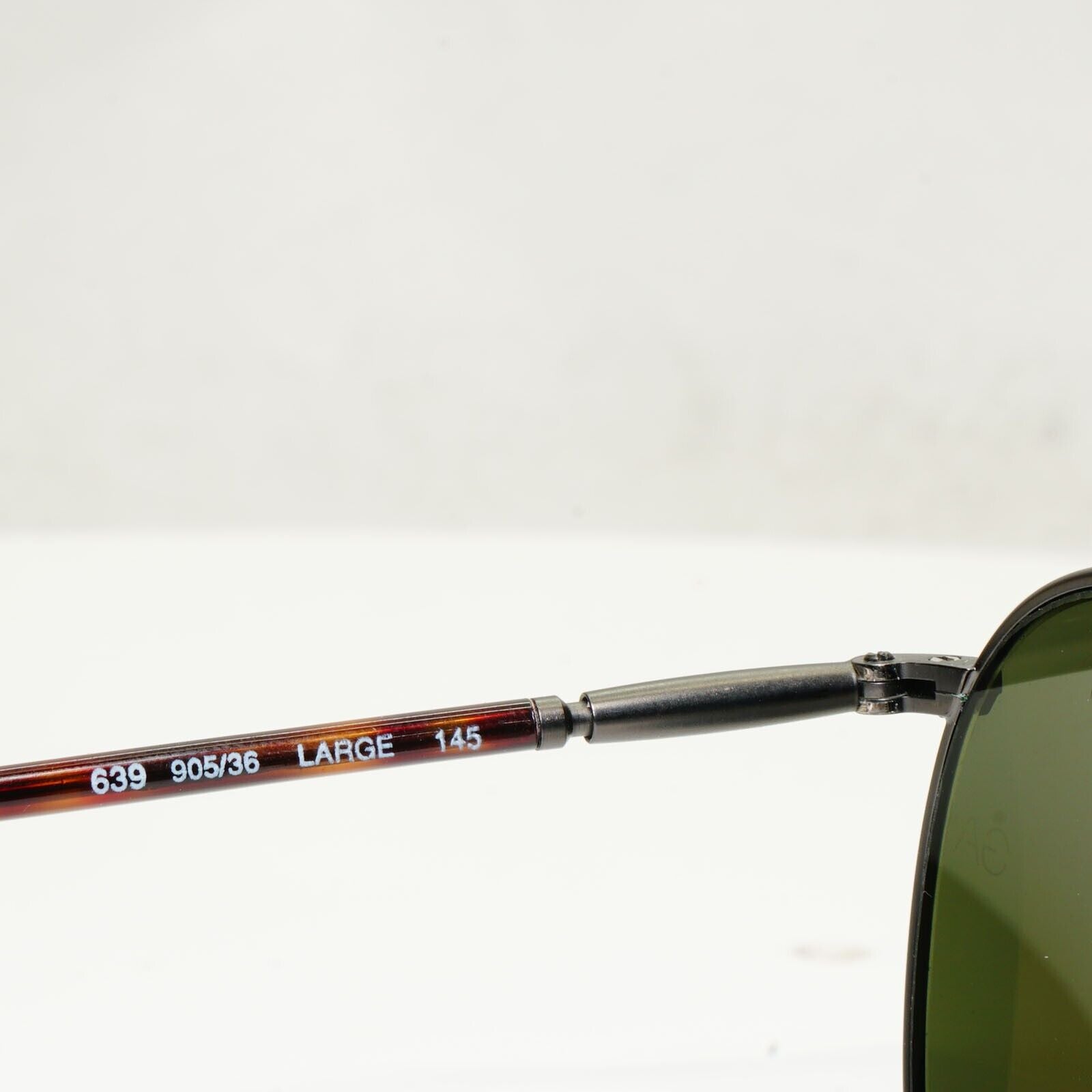 Giorgio Armani 1997 Vintage Sunglasses Gunmetal Green Mirror 639 905/36 51mm